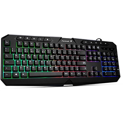 Teclado Gamer Spider Black, USB, ABNT2, 75853, Fortrek - CX 1 UN