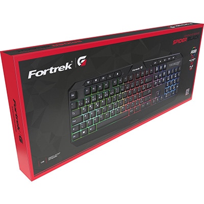 Teclado Gamer Spider Black, USB, ABNT2, 75853, Fortrek - CX 1 UN