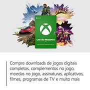 Gift Card GCMV Xbox Cash R$50,00 Microsoft UN 1 UN