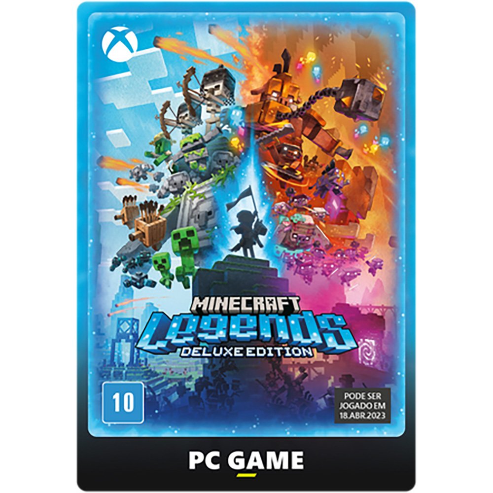 Gift Card GCMV Minecraft Legends PC Edição Deluxe, Microsoft - 1 UN -  Softwares - Kalunga