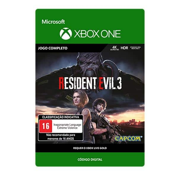 Gift Card GCMV Resident Evil 3 Capcom UN 1 UN