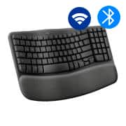 Teclado Ergonômico sem fio Logitech Wave Keys com Design Ondulado, Conexão Bluetooth, Compatível com Windows/Mac, Layout US - Grafite CX 1 UN Teclado Ergonômico sem fio Logitech Wave Keys com Design Ondulado, Conexão Bluetooth, Compatível com Windows/Mac, Layout US - Grafite CX 1 UN