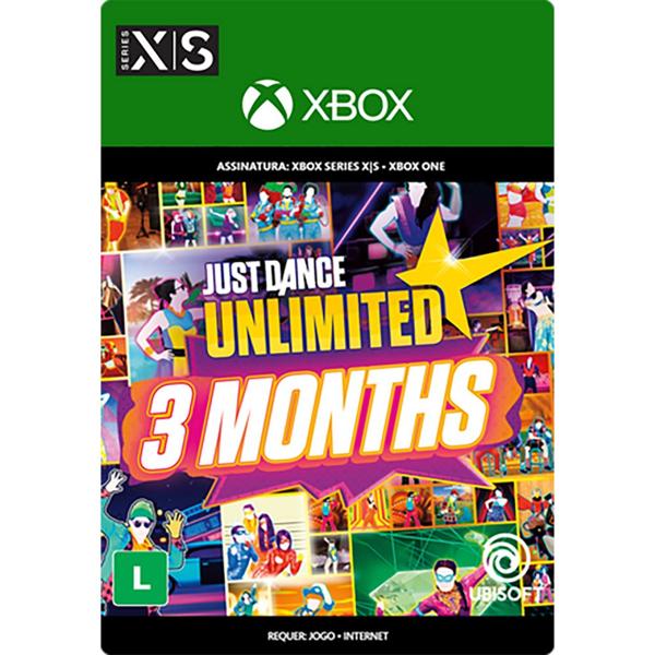 Gift Card GCMV Just Dance Unlimited 3M Ubisoft UN 1 UN