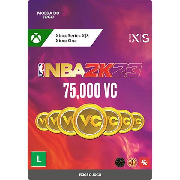 Gift Card GCMV NBA 2K23 75000 VC 2K Games UN 1 UN