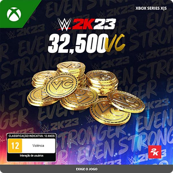 Gift Card GCMV WWE 2K23: 32.500 VC XBOX Series X/S 2K Games UN 1 UN