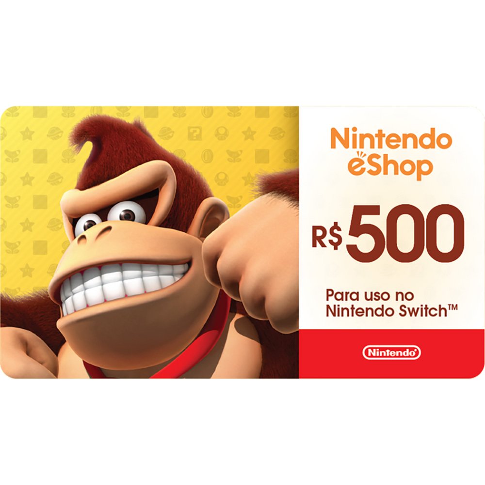 Gift Card GCMV Nintendo eshop cash R$ 150,00 Nintendo PT 1 UN