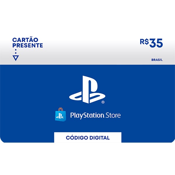 Gift Card GCMV Playstation network R$ 35,00, Sony - 1 UN