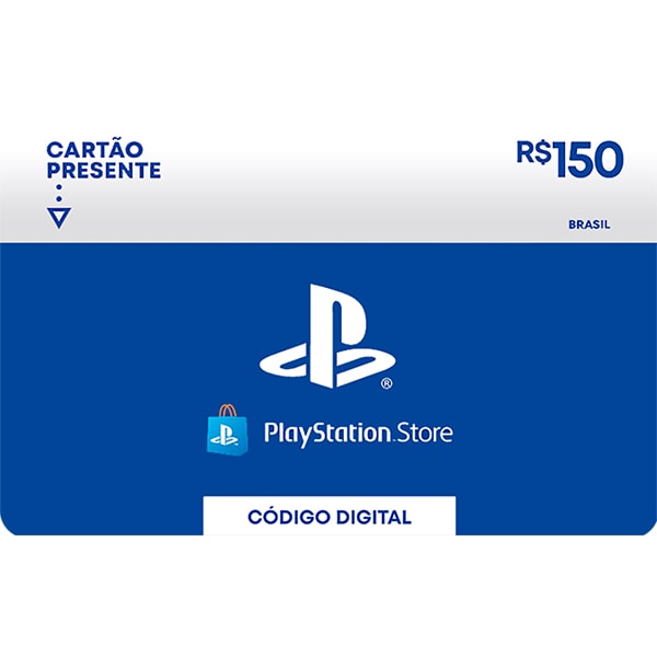 Gift Card GCMV Playstation network R$ 150,00, Sony - 1 UN