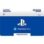 Gift Card GCMV Playstation network R$ 250,00, Sony - UN 1 UN