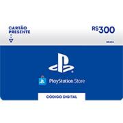 Gift Card GCMV Playstation network R$ 300,00, Sony - 1 UN