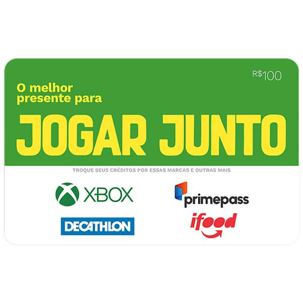 Gift Card S2B GCMV JOGAR JUNTO 100BRL BLACKHAWK UN 1 UN