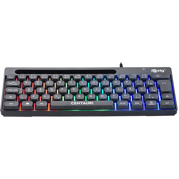 Teclado USB Gamer Centauri preto TGCT Elg CX 1 UN