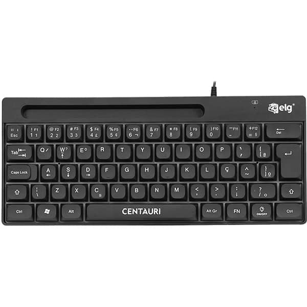 Teclado USB Gamer Centauri preto TGCT Elg CX 1 UN