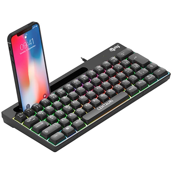 Teclado USB Gamer Centauri preto TGCT Elg CX 1 UN