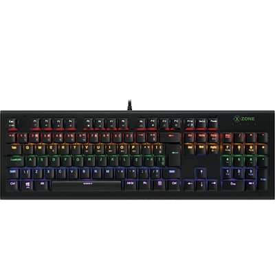 Teclado USB Gamer Mecânico USB, Switch Azul, GTM-01, 90007-01, X-zone - CX 1 UN