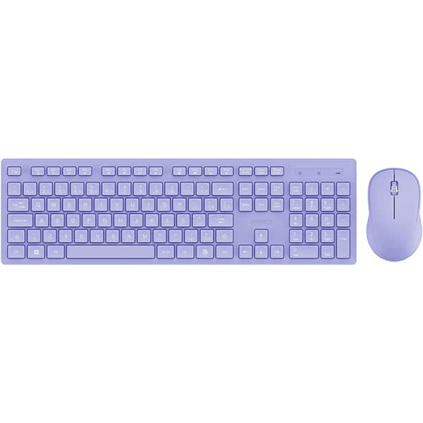 Kit wireless (teclado/mouse), Lilás, KMW231L, Ergo - CX 1 UN