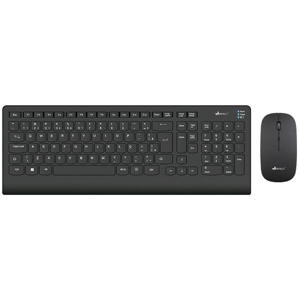 Kit wireless ( teclado / mouse), Preto, KMW150, App-tech - CX 1 UN