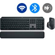 Kit Teclado e Mouse sem fio MX Keys S Logitech, Wireless e Bluetooth + Apoio para as mãos, 920-011605 - CX 1 UN Kit Teclado e Mouse sem fio MX Keys S Logitech, Wireless e Bluetooth + Apoio para as mãos, 920-011605 - CX 1 UN