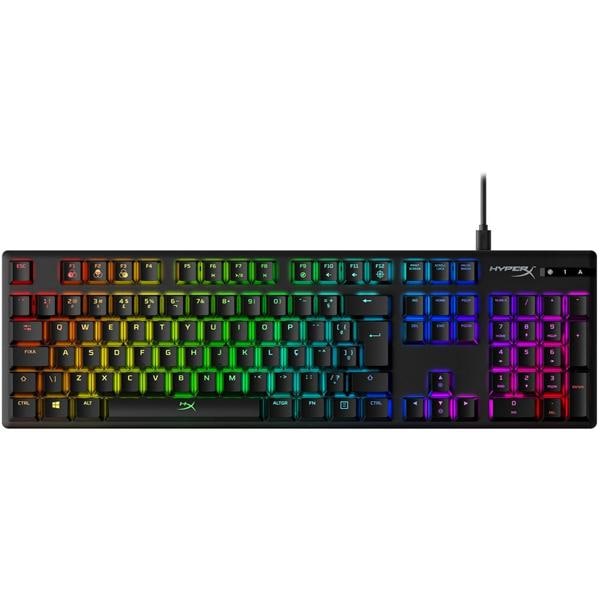 Teclado Gamer Mecânico, USB, Alloy origins, Preto, 4P5P0A2, HyperX - CX 1 UN