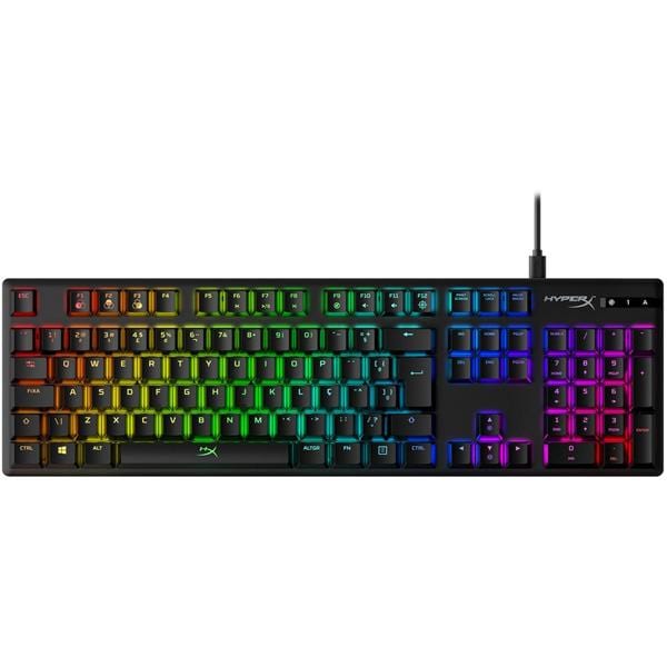 Teclado Gamer Mecânico, USB, Alloy origins, Preto, 4P5P0A2, HyperX - CX 1 UN