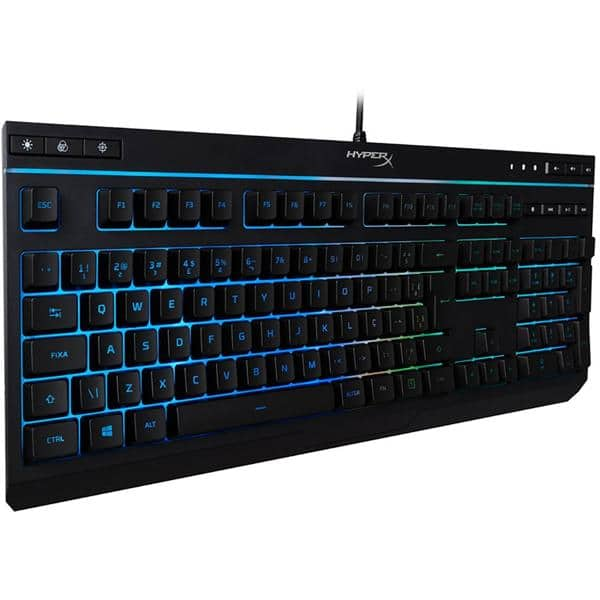 Teclado Gamer Alloy Core, RGB, USB, Design Compacto, Anti-Ghosting, Preto, 4P4F5A2, HyperX - CX 1 UN