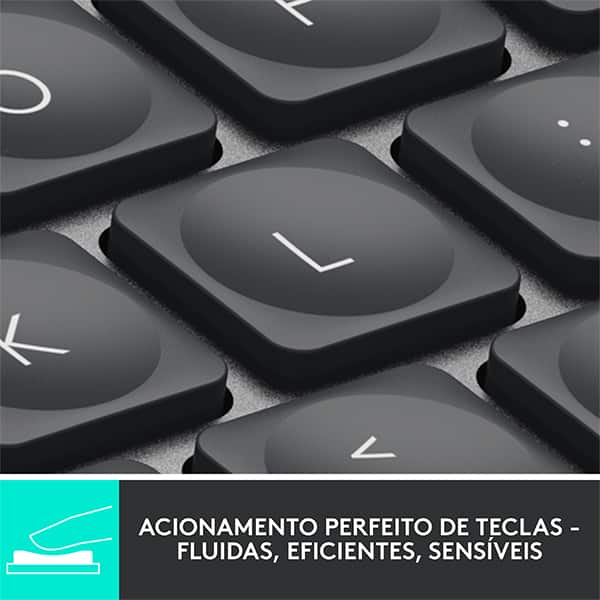 Teclado sem fio MX Keys Mini, Grafite, 920-010505, Logitech - CX 1 UN