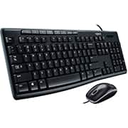 Kit multimidia (teclado/mouse) cinza MK200 920-002718 Logitech CX 1 UN