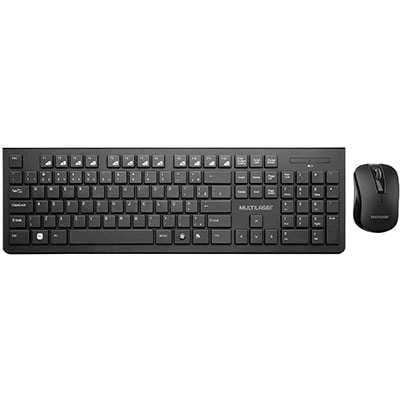 Kit multimidia wireless (teclado/mouse) preto TC212 Multi CX 1 UN