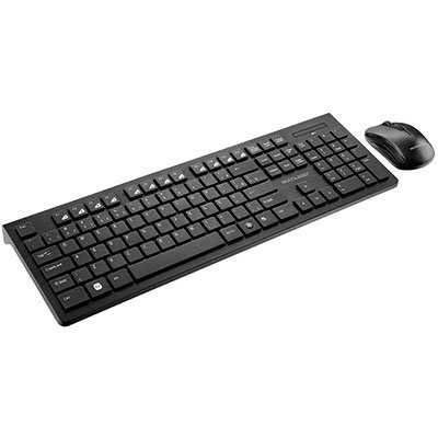 Kit multimidia wireless (teclado/mouse) preto TC212 Multilaser CX 1 UN