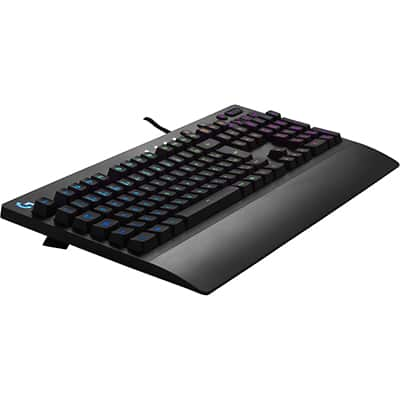 Teclado Gamer RGB Logitech G213 com Layout ABNT2, Controles de Mídia Dedicados, Tecnologia LIGHTSYNC, Durável e Resistente à Respingos CX 1 UN