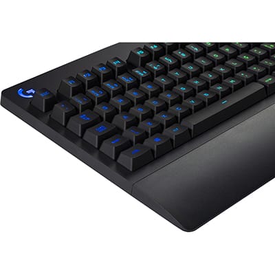 Teclado Gamer RGB Logitech G213 com Layout ABNT2, Controles de Mídia Dedicados, Tecnologia LIGHTSYNC, Durável e Resistente à Respingos CX 1 UN