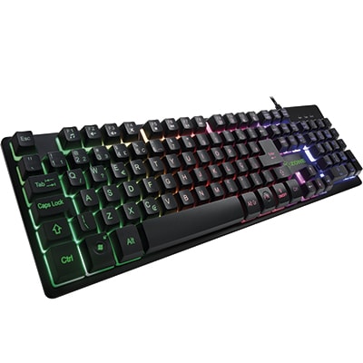 Teclado Gamer semi-mecânico USB, GTS-01, 90016-01, X-zone - CX 1 UN