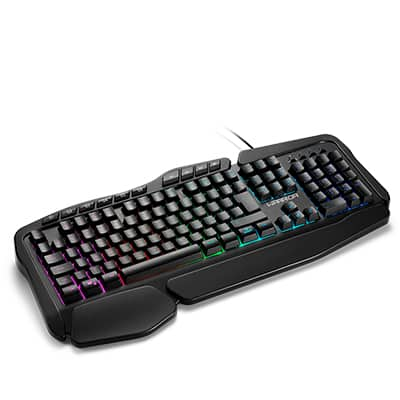 Teclado Gamer Clancy USB, RGB, macro, TC241, Warrior - CX 1 UN