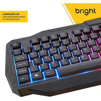 Teclado Gamer LED, USB, 0464, Bright - CX 1 UN