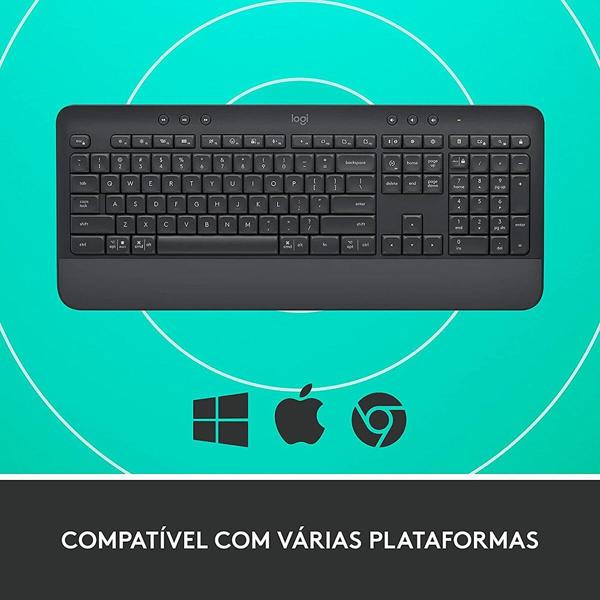 Teclado sem Fio Signature K650, Graphite, 920-010911, Logitech - CX 1 UN