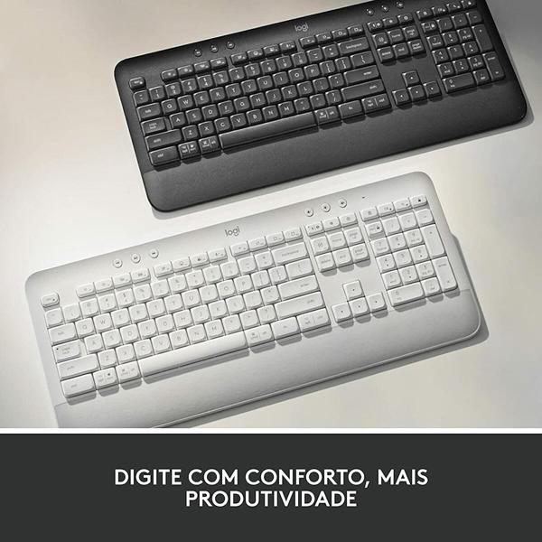 Teclado sem Fio Signature K650, Branco, 920-010965, Logitech - CX 1 UN