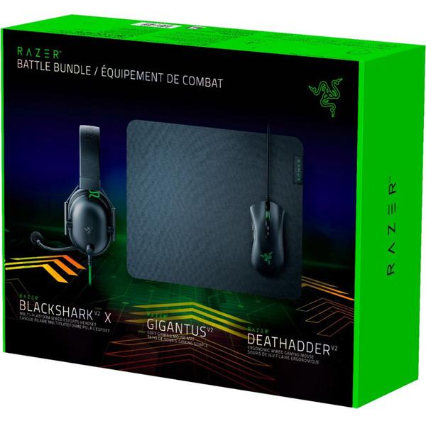 Kit Gamer Battle, Mouse + Mouse pad + Headset, RZ85032401, Razer - CX 1 UN