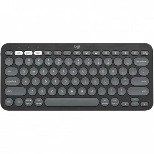 Teclado sem fio bluetooth, Pebble 2, K380, Grafite, 920-011789, Logitech - CX 1 UN