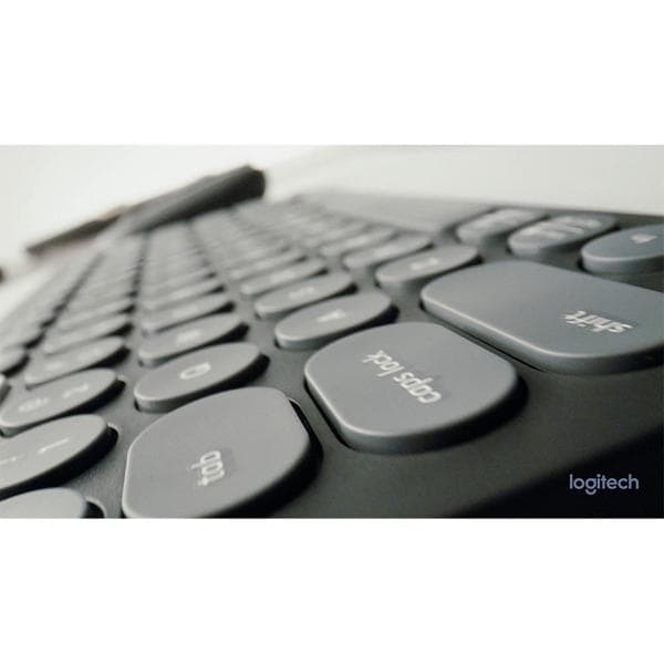 Teclado sem fio bluetooth, Pebble 2, K380, Grafite, 920-011789, Logitech - CX 1 UN