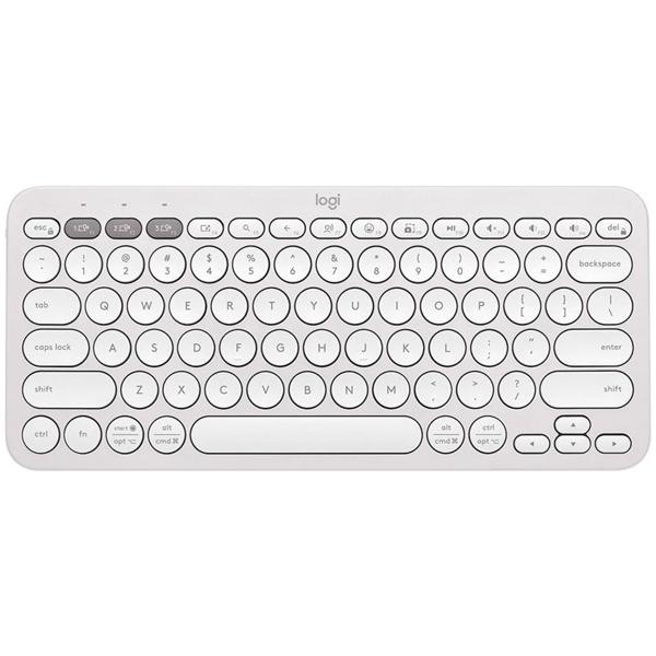 Teclado sem fio bluetooth, Pebble 2, K380, Branco, 920-011790 Logitech - CX 1 UN