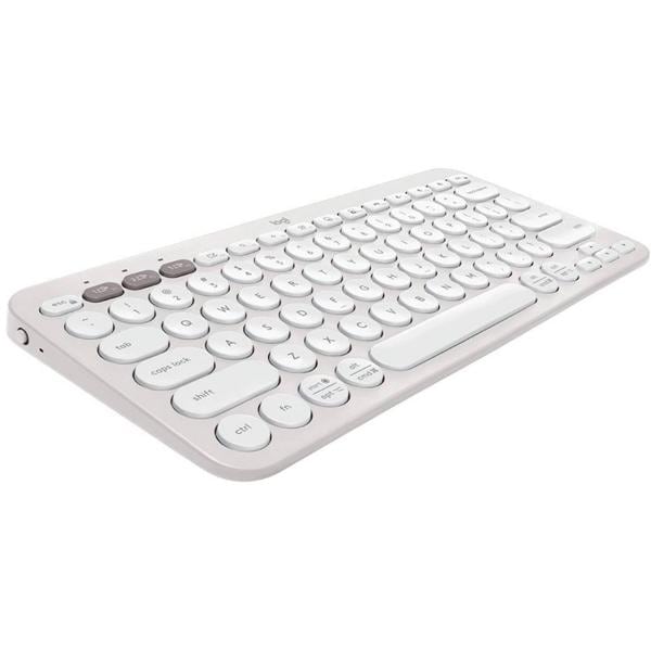 Teclado sem fio bluetooth, Pebble 2, K380, Branco, 920-011790 Logitech - CX 1 UN