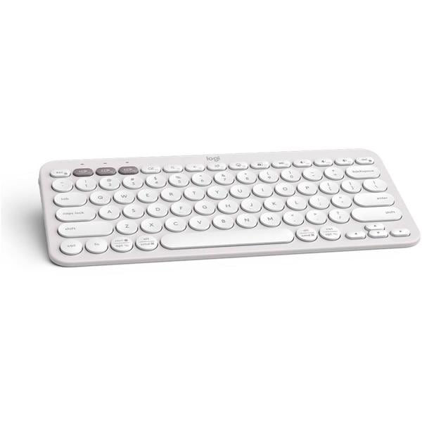 Teclado sem fio bluetooth, Pebble 2, K380, Branco, 920-011790 Logitech - CX 1 UN