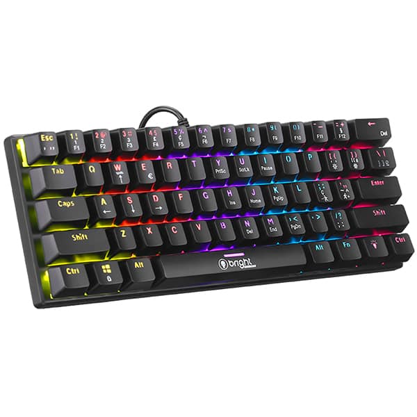 Teclado USB Gamer mecânico, Iluminação LED, GTC565, Bright - CX 1 UN Teclado USB Gamer mecânico, Iluminação LED, GTC565, Bright - CX 1 UN