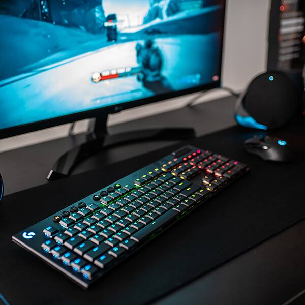 Teclado Mecânico Gamer sem fio G915 Lightspeed, RGB, LIGHTSYNC, USB ou Bluetooth, 920-008902, Logitech G - CX 1 UN