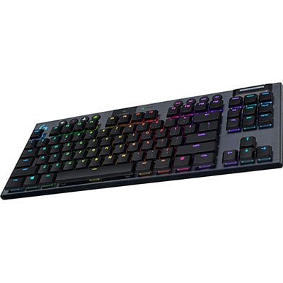 Teclado Mecânico Gamer sem fio G915, Lightspeed, Rgb, Lightsync, USB ou Bluetooth, Tkl, Preto, 920-009495, Logitech G - CX 1 UN