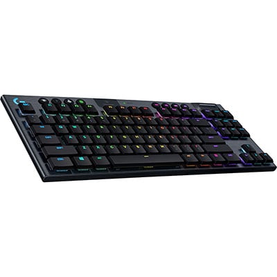 Teclado Mecânico Gamer sem fio G915, Lightspeed, Rgb, Lightsync, USB ou Bluetooth, Tkl, Preto, 920-009495, Logitech G - CX 1 UN