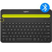 Teclado sem fio Logitech K480 com Suporte Integrado para Smartphone e Tablet, Conexão Bluetooth para até 3 dispositivos e Pilha Inclusa CX 1 UN