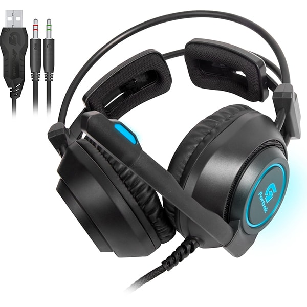 Headset Gamer RGB vickers preto 70556 Fortrek UN 1 UN