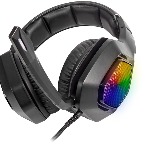 Headset Gamer RGB black hawk preto 70530 Fortrek UN 1 UN