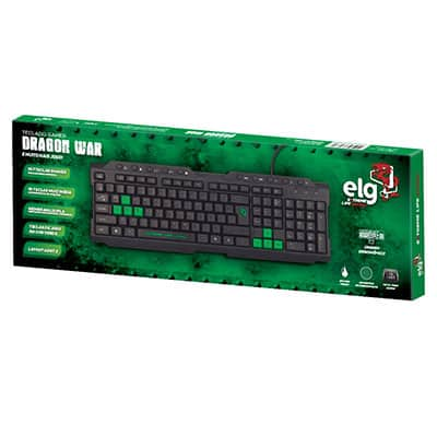 Teclado Gamer Dragon War, USB, TGDW, Elg Gamer - CX 1 UN